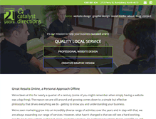Tablet Screenshot of catalystdirections.com.au